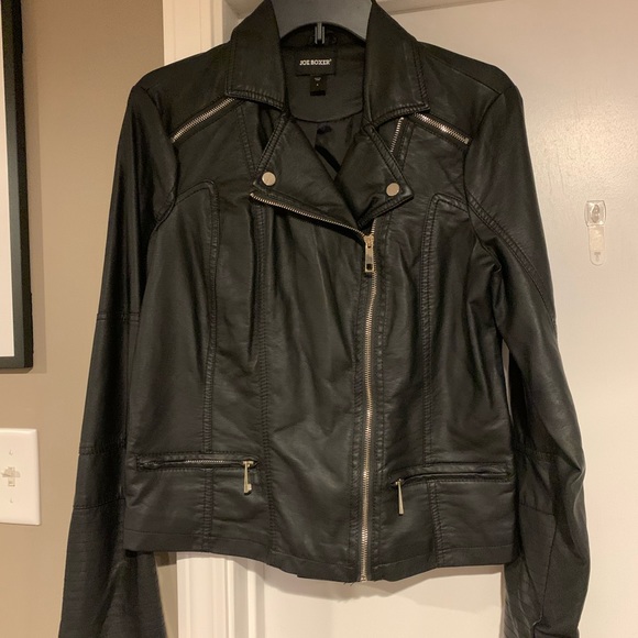 Joe Boxer Faux Leather Jacket size S - Picture 1 of 5